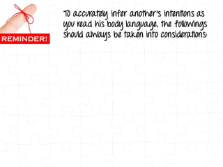 Decoding More Body Language