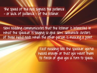 Decoding More Body Language