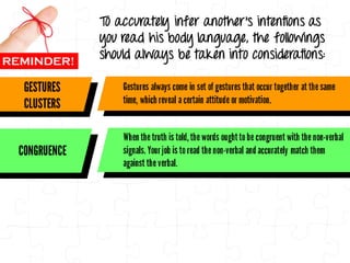 Decoding More Body Language