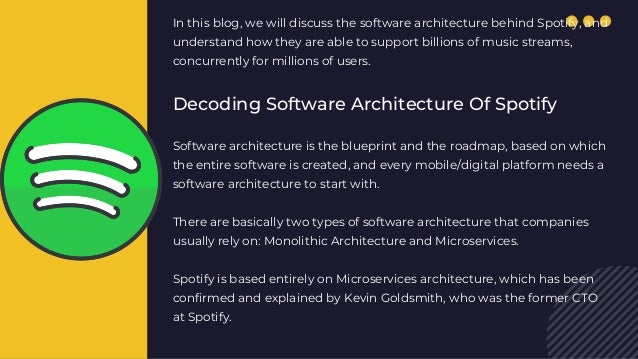 Decoding Software Architecture Of Spotify How Microservices Empowers ...