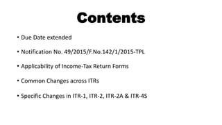Decoding the new ITR forms | PDF