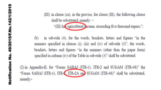 Decoding the new ITR forms | PDF