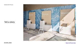 Tell a story
Everlane Denim Pop Up
 