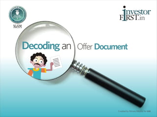 Decoding a Mutual Fund Offer Document