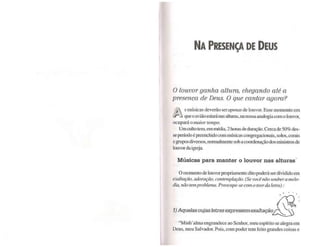 Decolando nas asas do louvor