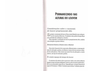 Decolando nas asas do louvor