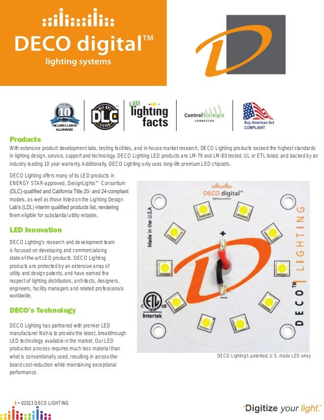 deco lighting leading manufacturer