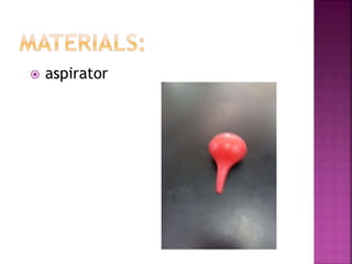  aspirator
 