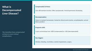 Decompensated Liver Disease Guideline, Management | PPTX