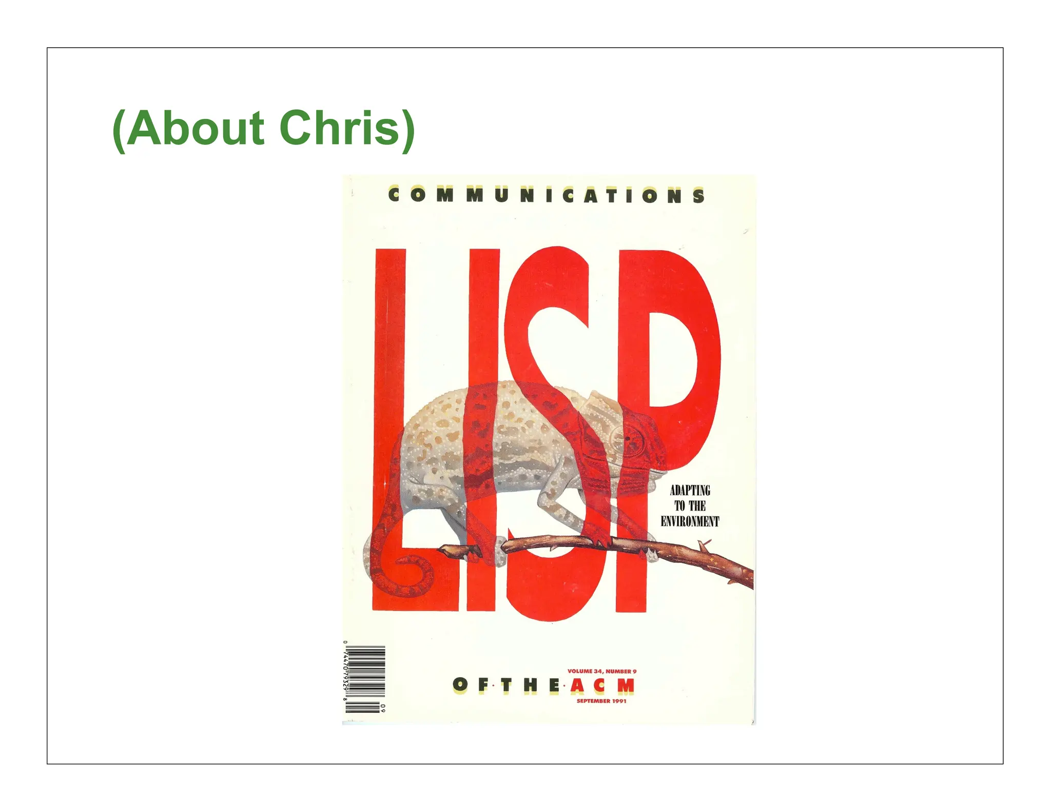 (About Chris)




                4
 