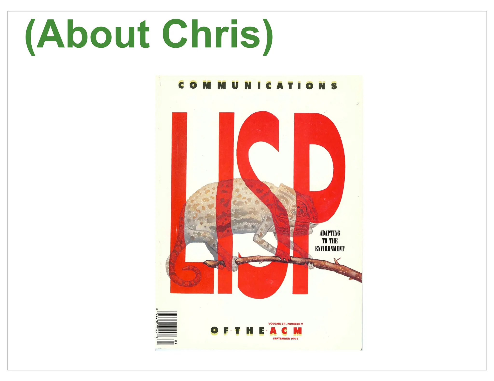 (About Chris)




                4
 