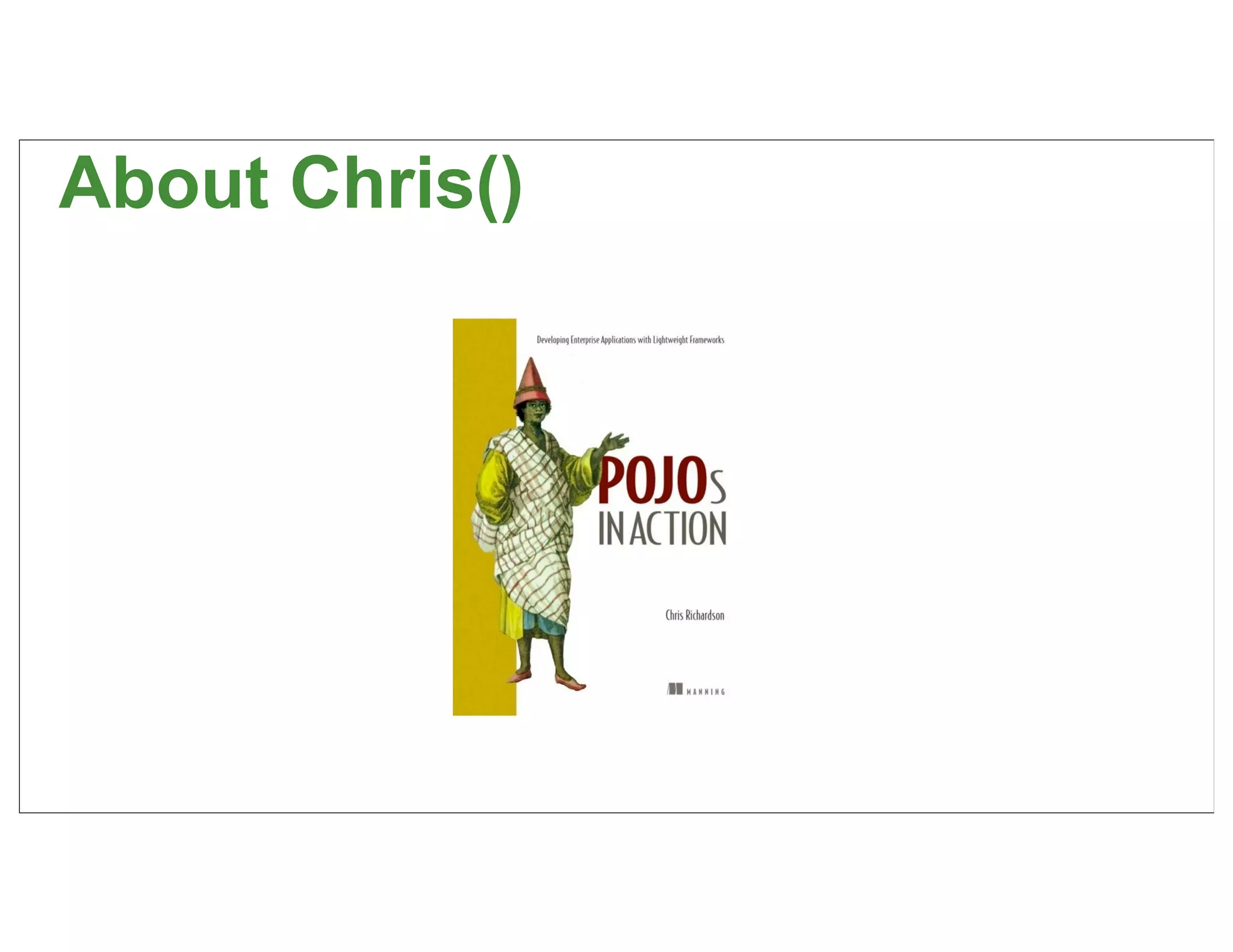 About Chris()




                5
 