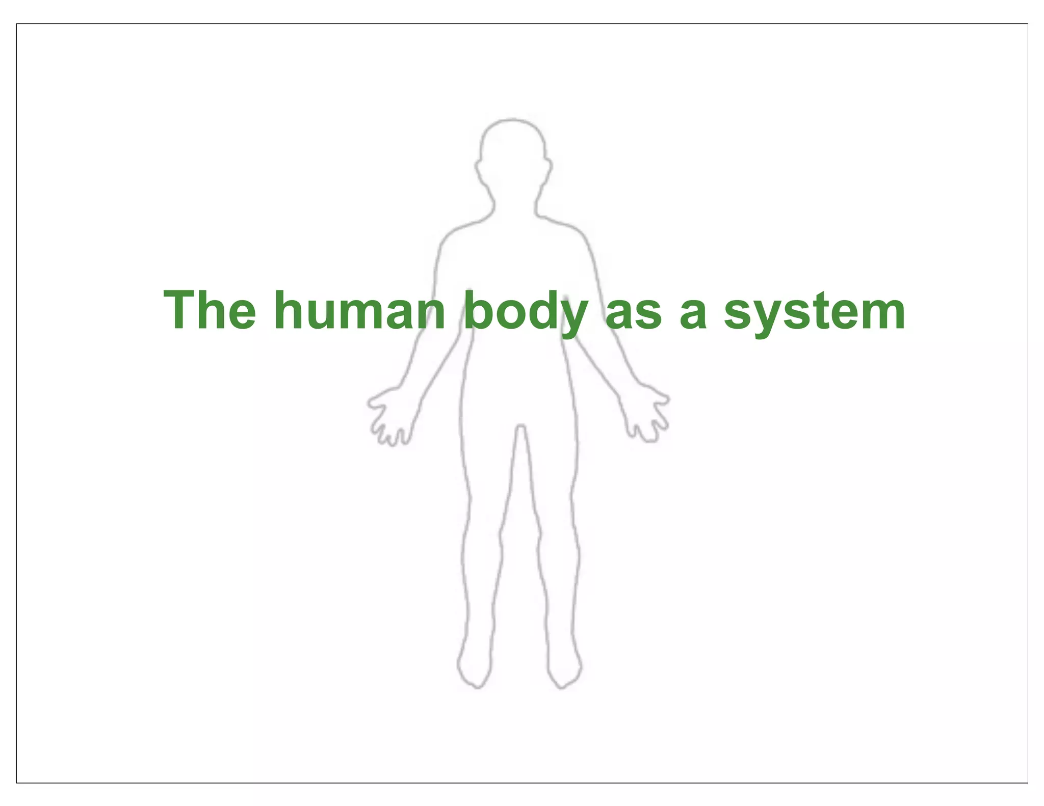 The human body as a system




                             35
 