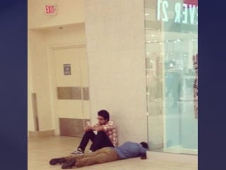 De compras con la esposa