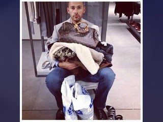 De compras con la esposa