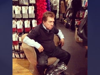 De compras con la esposa