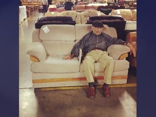 De compras con la esposa