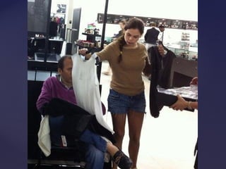 De compras con la esposa