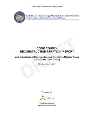 Cook County Deconstruction Strategy Report | PDF