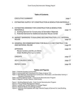 Cook County Deconstruction Strategy Report | PDF