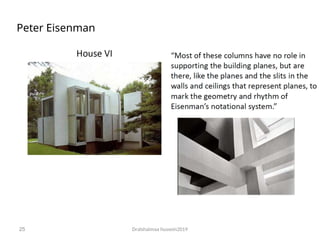 Dralshaimaa hussein2019
25
Peter Eisenman
 