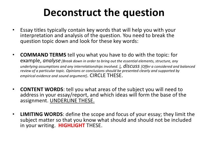 deconstructing deconstruct
