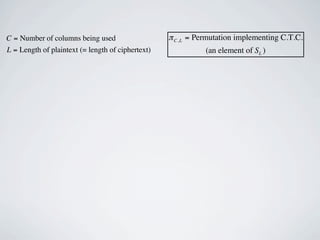 Deconstructing Columnar Transposition Ciphers | KEY