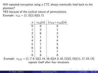 Deconstructing Columnar Transposition Ciphers | PDF