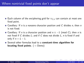 Deconstructing Columnar Transposition Ciphers | PDF