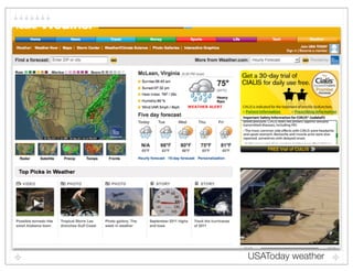 USAToday weather
 