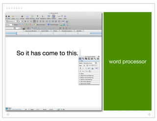 word processor
 