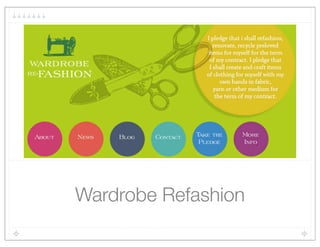 Wardrobe Refashion
 