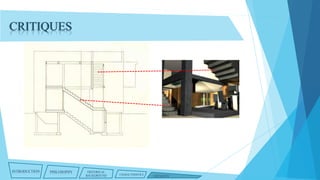 CRITIQUES

INTRODUCTION

PHILOSOPHY

HISTORICAL
BACKGROUND

CHARACTERISTICS

CRITIQUES

 