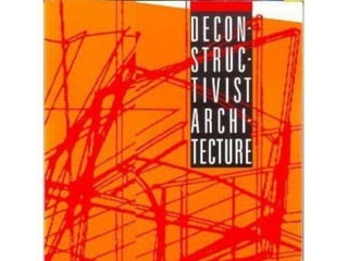 Deconstructivism
by
Ar. M. Senthil

 