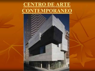 FORMAEl deconstructivismo pretende liberar al diseño de las reglas modernistas,  “la forma sigue a la función” y la “pureza de la forma”.Tendencias orgánicas, fragmentación de los volúmenes, ausencia de simetrías y volúmenes regulares.“Museo Mediterraneo de Nuragic y Arte Contemporáneo”, a orillas del mar en Sant’Elia en Cagliari.