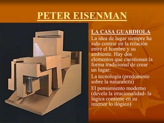 EspaciosLos visitantes  ingresan por:El aire que es  una cubierta  que es en este caso es  una torre  y la entrada principal de 55 metros de altura. Su construcción presenta unas vigas de acero entrecruzadas casi verticales que albergan al elevador, el cual da acceso a una plataforma localizada a 29 metros de altura y que ofrece una vista espectacular del Canal y la Ciudad de Manchester. la TIERRA Un gran techo curvo que alberga las principales áreas públicas del museo, la exhibición principal y la Galería de exhibiciones Especiales . Los interiores cavernosos alojan espacios amplios y flexibles para las muestras, con una iluminación que imita la oscuridad de las cuevas. AGUA se dispone en el extremo opuesto en planta a la cubierta del aire. Consiste en una plataforma que mira hacia el canal de Manchester y alberga un restaurante, cafetería y espacio para espectáculos. 