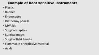 Sensitive Instruments DECONTAMINATION AND Sterilization OF INSTRUMENTS.pptx