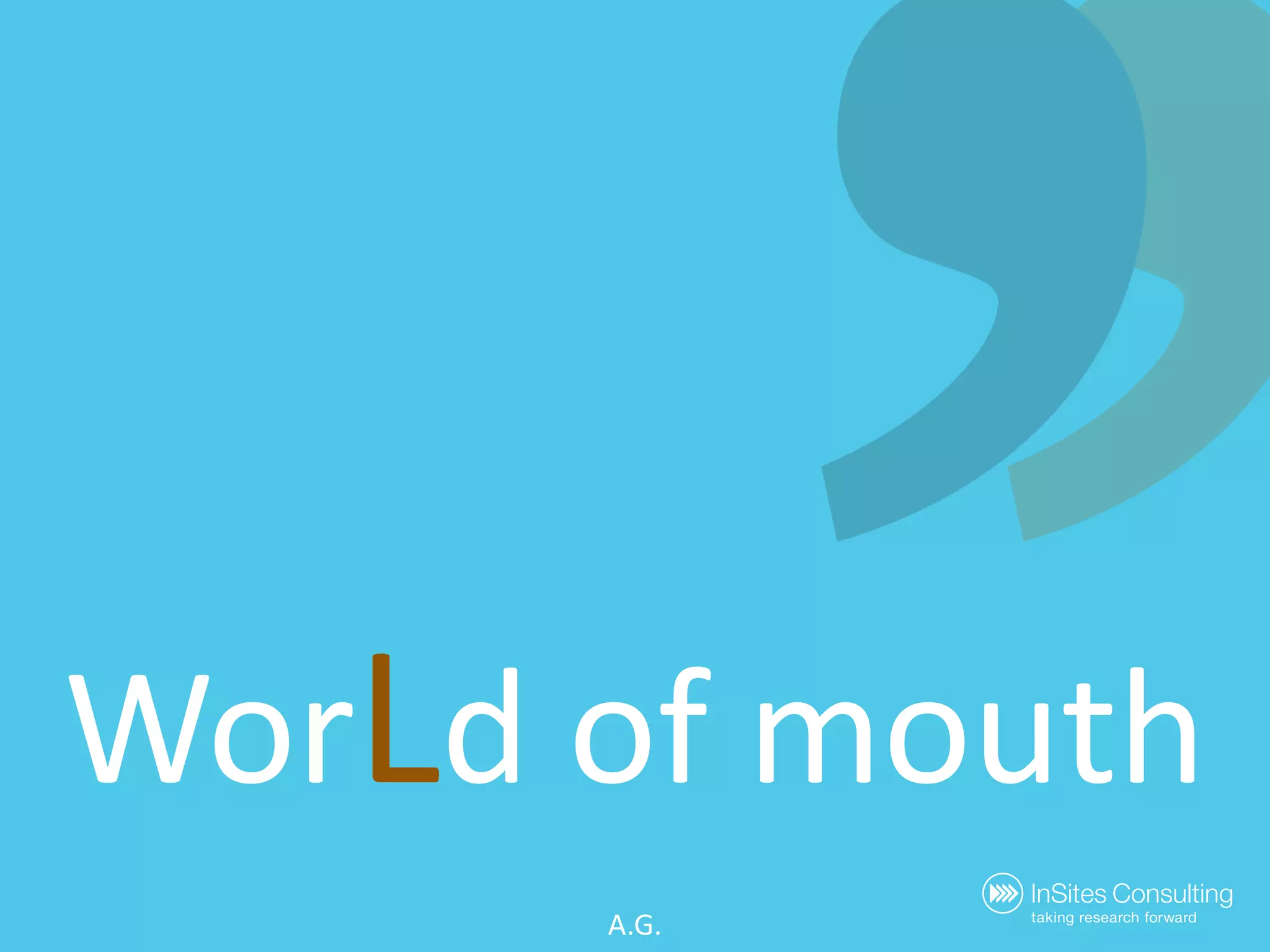WorLd of mouthA.G.