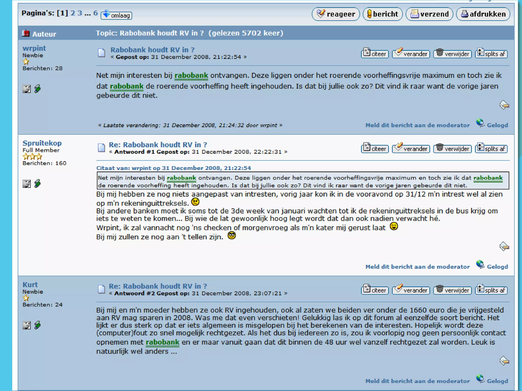 The followingtakes place between 8pm and 12am