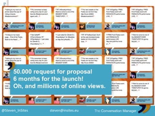 50.000 requestforproposal6 monthsfor the launch!<br />Oh, andmillions of online views.<br />