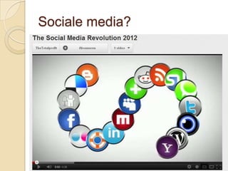 Sociale media?
 