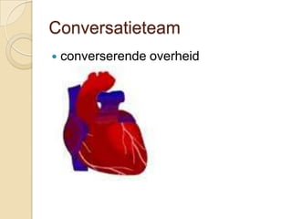 Conversatieteam
   converserende overheid
 