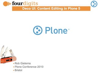 Deco UI: Plone Conference 2010