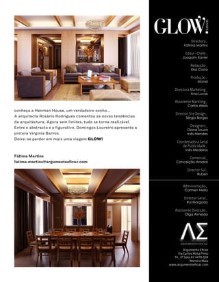 GLOW.




                 SENSES




  AR GUMENTO EFICAZ
 