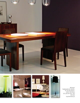 Murmur
Esplanada do Castelo,
     41, Foz do Douro,
       4150-196 Porto
 tlf: 226 169 424 / 912
               239 025
       ar@murmur.pt
 