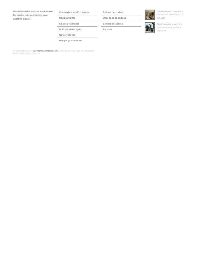 Decoración y pintura decorativa para pintar la casa madrid