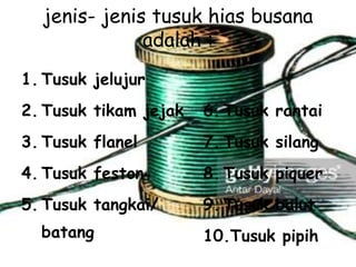 Tangkai Rantai Decorate clothing | PPTX
