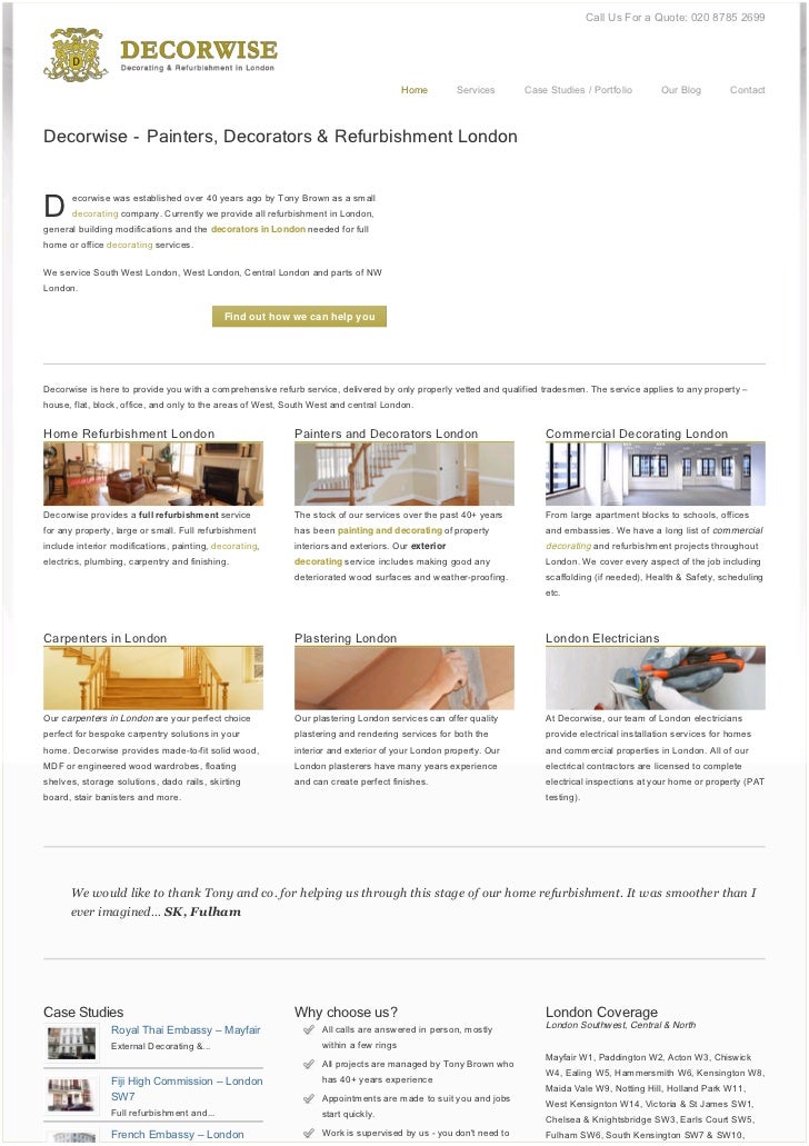 Decorators In London