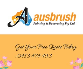 Get Your Free Quote Today
: 0413 474 493
 