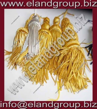 Decoration bullion tassels